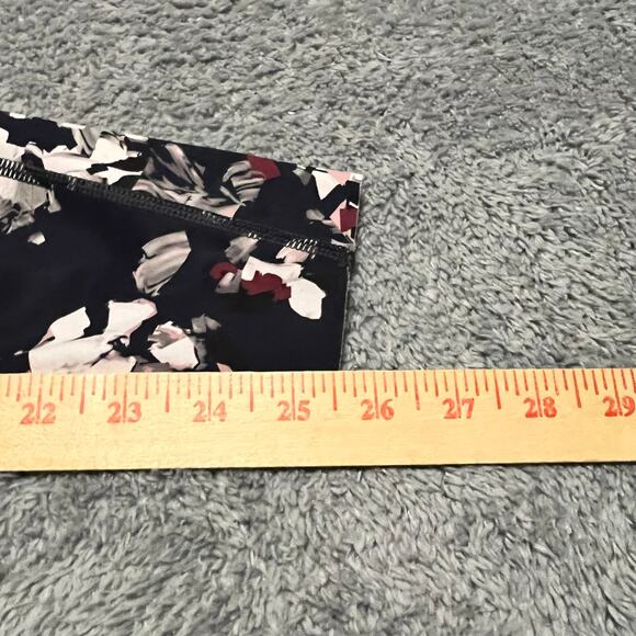 Athleta Leggings Womens Medium Challenge Bloom Midnight Madness Navy Blue - Picture 9 of 10